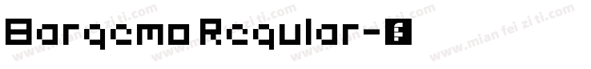Bargemo Regular字体转换